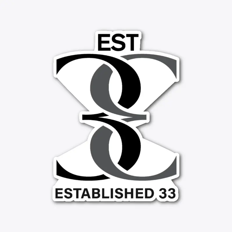 Est 33 Sticker